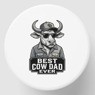 Best Cow Dad Ever Vintage Engraving Design_1 Mini Candle Favors