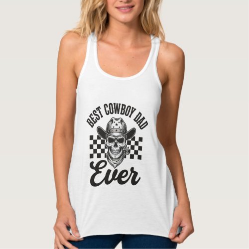 Best Cowboy Dad Skull Western Shirt Design_1