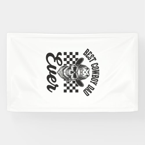 Best Cowboy Dad Skull Western Shirt Design_1 Banner