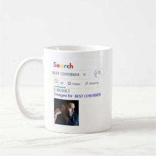 BEST COWORKER Funny Farewell Leaving PHOTO Coffee  Coffee Mug