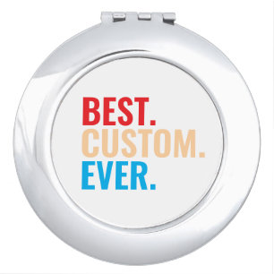 Best custom ever vintage retro Customized text Compact Mirror