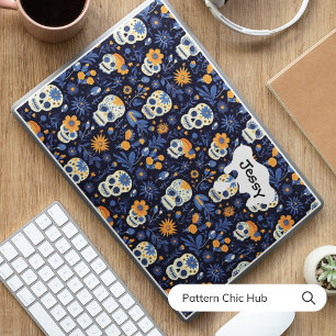 Best Custom Gift Sugar Skull Cute Pattern Trendy HP Laptop Skin