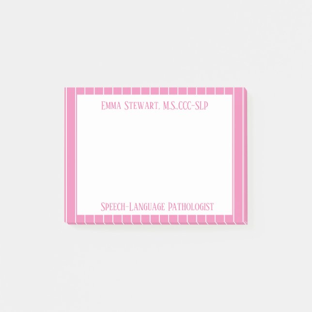 Best Custom SLP post it notes (Front)
