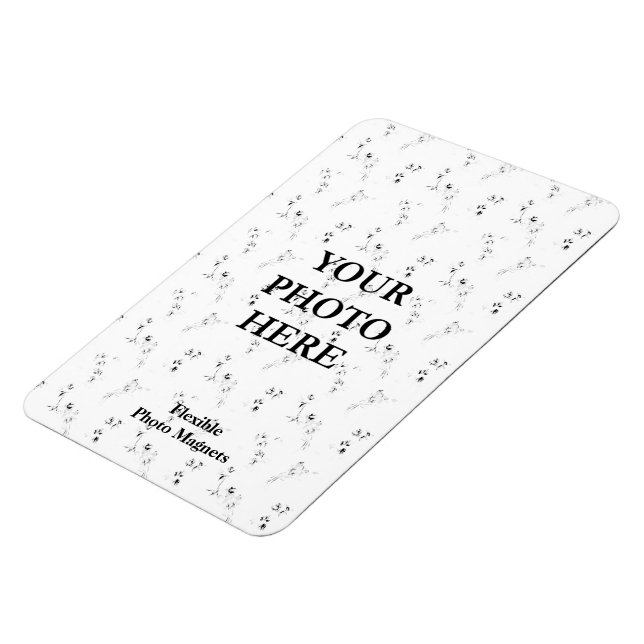 Best custom text log Flexible Photo Magnets (Left Side)