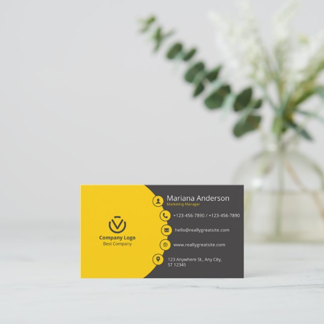 Best customize professional business Card (Standing Front)