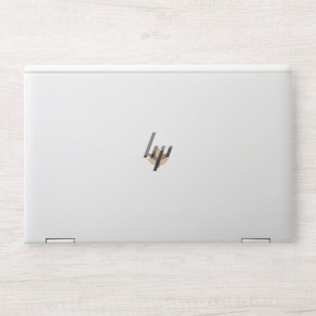 Best Customize Text Logo HP Laptop Skin (Front)