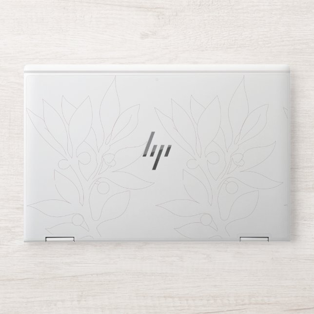 Best Customize Text Logo HP Laptop Skin (Front)