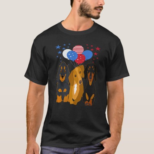 Best Cute Dachshund Funny Wiener Dog Doxies W Ball T_Shirt