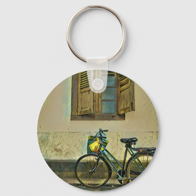 Best cyclist gifts keychain (Front)