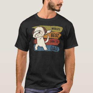 Best Dabbing Shih Tzu Dad Dab For Kids Men T-Shirt