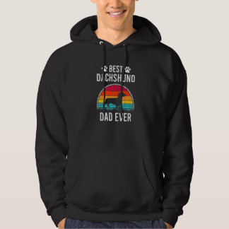 Best Dachshund Dad Ever Dog Hoodie