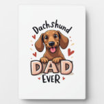 Best Dachshund Dad Ever T Shirt Plaque