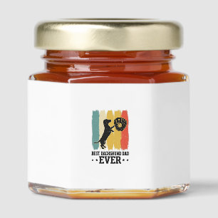 Best Dachshund Dad Ever Vintage Baseball Dog Shirt Honey Jar Favors