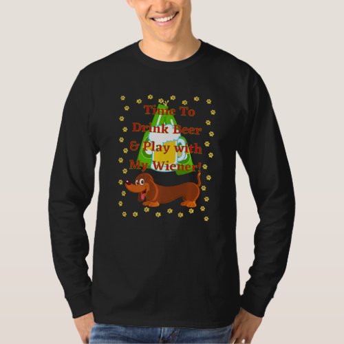 Best Dachshund Fan Funny Wiener Dog    Party T_Shirt
