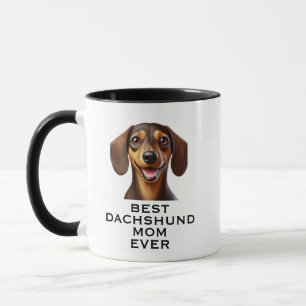 Best Dachshund Mom Ever Custom Photo Mug