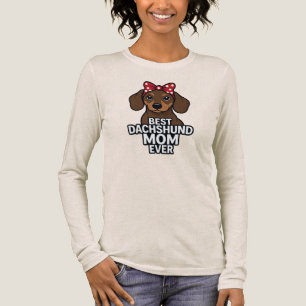 Best Dachshund Mom  Tri-Blend Shirt