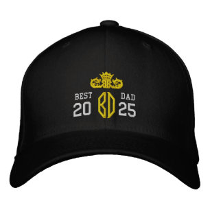 Best Dad 2025 Custom Embroidered Baseball Cap