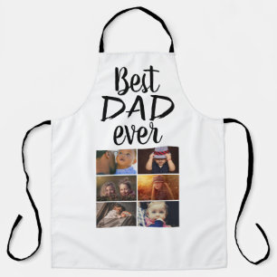 Best Dad 6 Photo Collage Family Photo  Apron