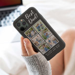 Best Dad! 6 Photo Collage Modern Dark Grey Case-Mate iPhone 14 Case<br><div class="desc">Best dad script font with 6 family photo slots along with a custom message for your number 1 Dad.</div>