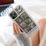 Best Dad! 6 Photo Collage Modern White iPhone 15 Case<br><div class="desc">Best dad script font with 6 family photo slots along with a custom message for your number 1 Dad.</div>