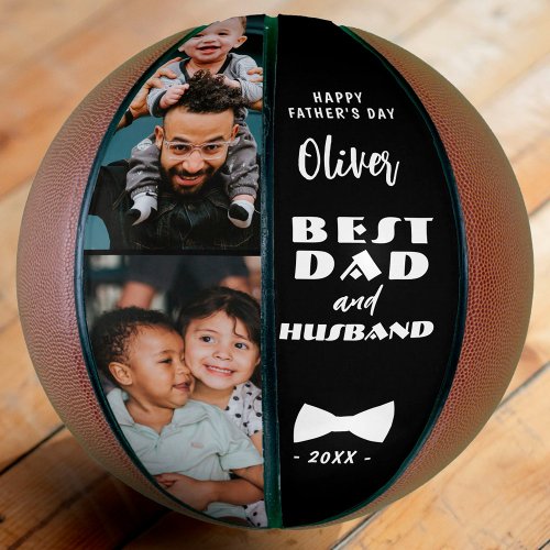 Best Dad and Husband Elegant Tie Keepsake Basketball