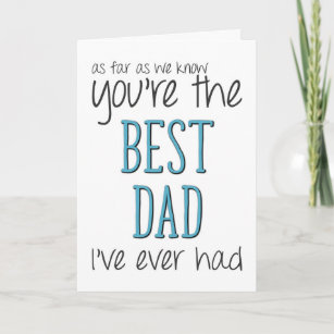 Cute Fun Fathers Day Badge Card For A Foster Dad From Your Favourite Foster Son