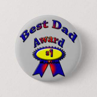Best Dad Award Button