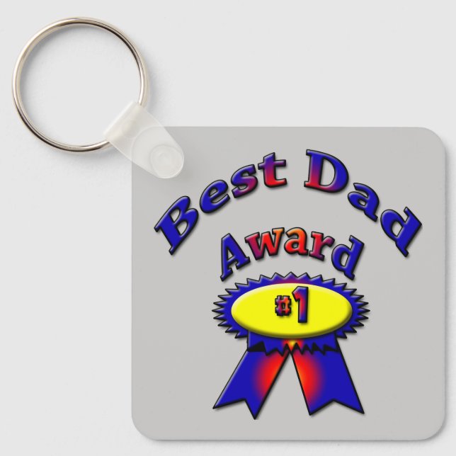 Best Dad Award Keychain (Front)