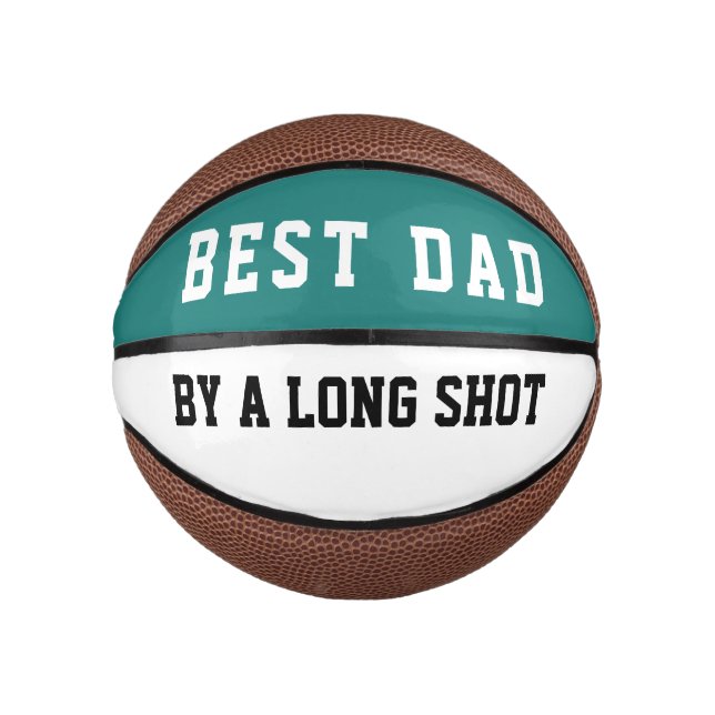 Best Dad Award Mini Basketball (Front)