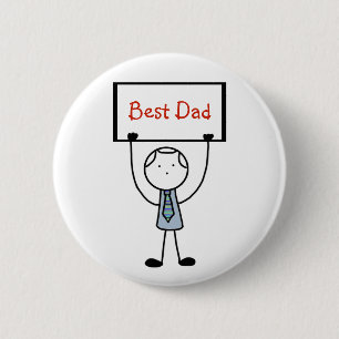 "Best Dad" Badge/Pin/Button Button