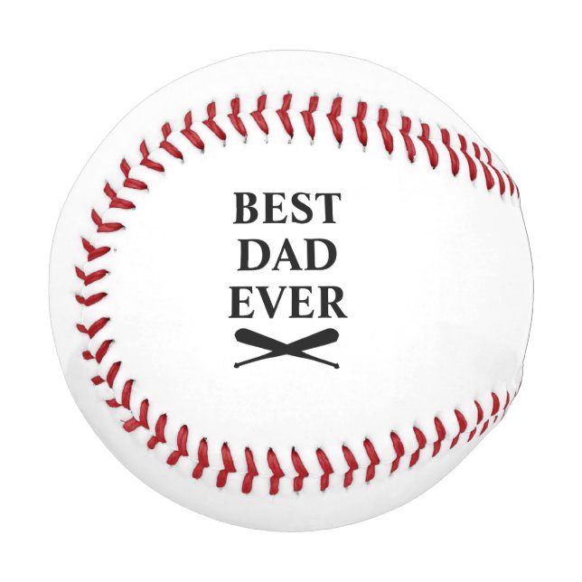 Best Dad Baseball Keepsake – Personalized Gift (Front Left)