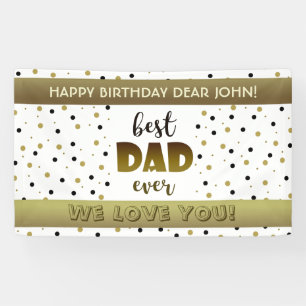 Best Dad Birthday Banner
