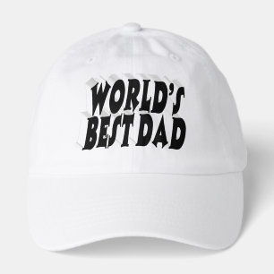 Best Dad black 3d text Hat
