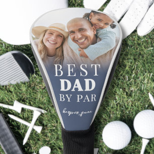 Best Dad Blue Photo Father Golf Head Cover