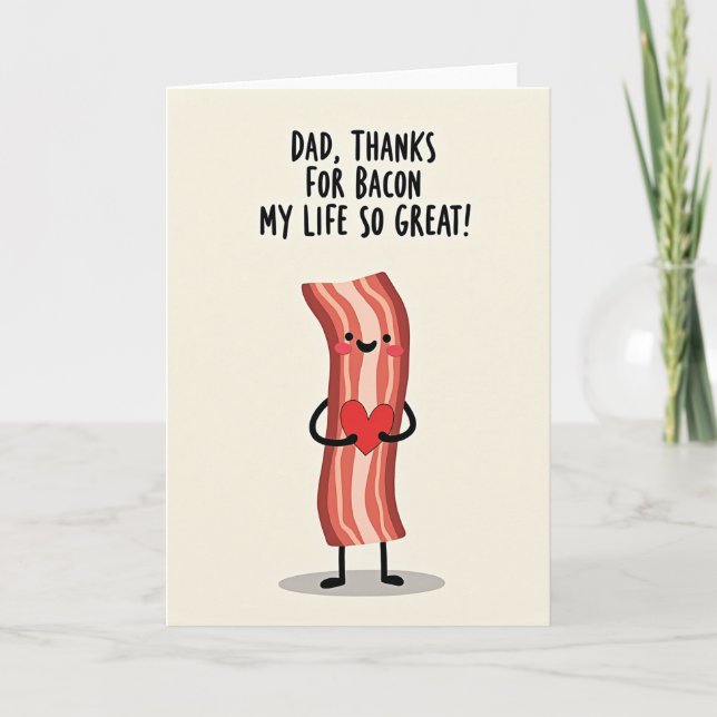 Best Dad Breakfast Art Card (Front)