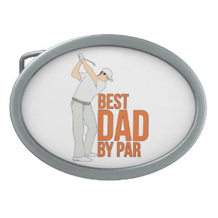 Best Dad By Par Belt Buckle