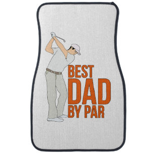 Best Dad By Par Car Floor Mat