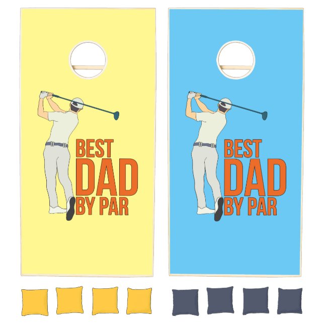Best Dad By Par Cornhole Set (Set)
