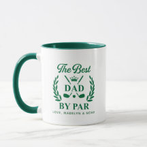 “Best Dad By Par” Custom Father’s Gift from Kids,