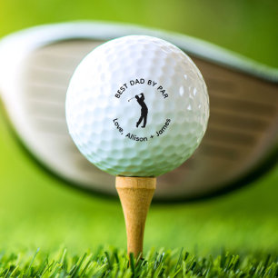 Best Dad By Par Custom Golf Balls