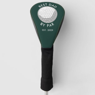 Best Dad by Par Custom Minimalist Golf Head Cover
