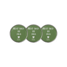 Best Dad by par Custom Mordern Cute Green& White 