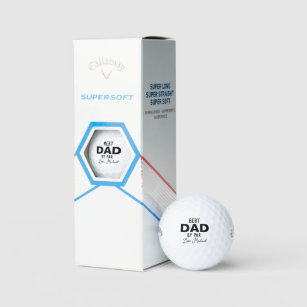Best Dad By Par Custom Name Father's Day  Golf Balls