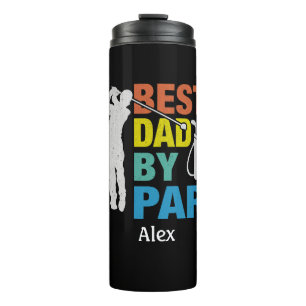 Best Dad By Par Custom Name Father's Day Thermal Tumbler