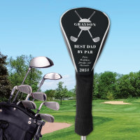 Best Dad By Par Custom Name Golf Head Cover