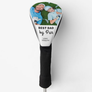 Best Dad By Par Custom Photo Father's Day  Golf Head Cover