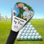 Best Dad By Par Custom Photo Father&#39;s Day  Golf Head Cover at Zazzle