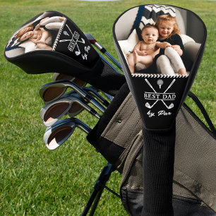 Best Dad By Par Custom Photo Father's Day Golf Head Cover
