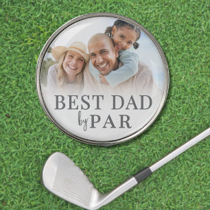 Best Dad By Par Custom Photo Golf Ball Marker