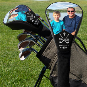 Best Dad By Par Custom Photo Golf Head Cover